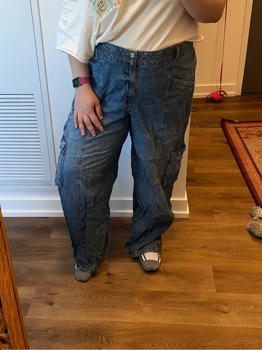 Maurice’s Cargo-Style Jean with Elastic - size 24